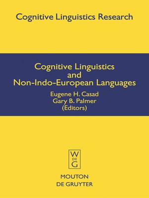 cover image of Cognitive Linguistics and Non-Indo-European Languages